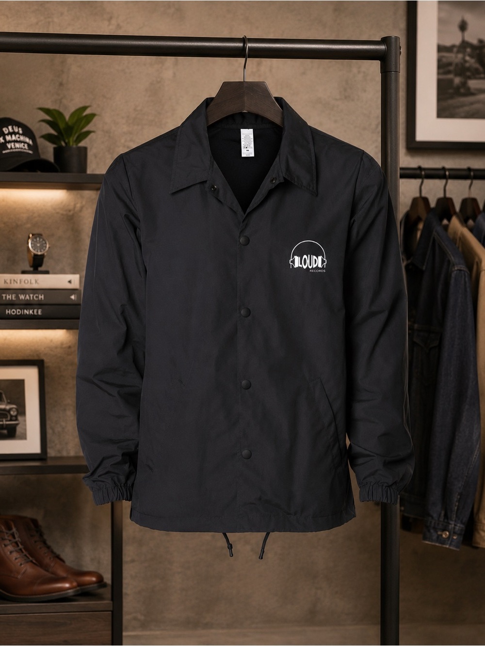 Loud Records Limited Edition Coaches Jacket Black 2XL New